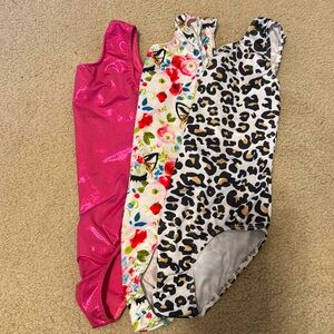 3 gymnastics leopards